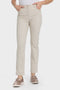 Cotton trousers with elastic